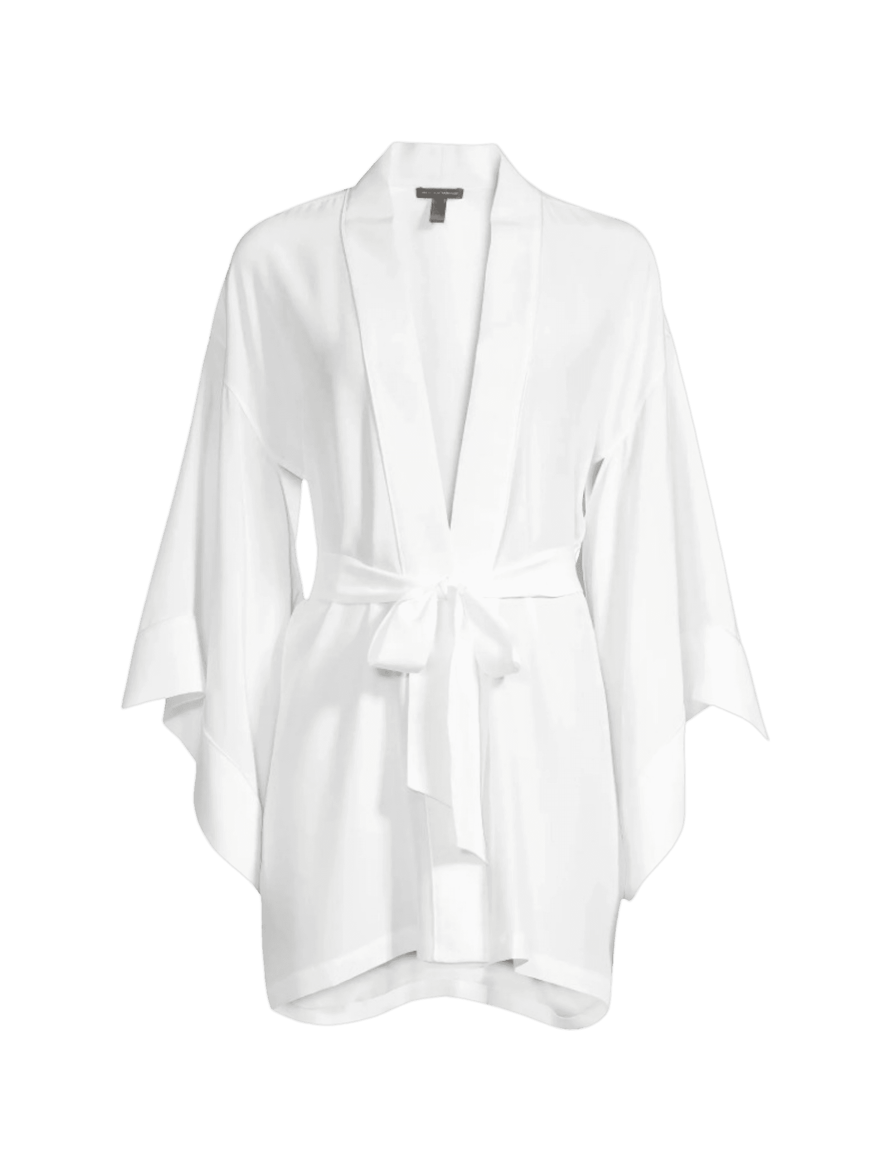 White Silk Robe