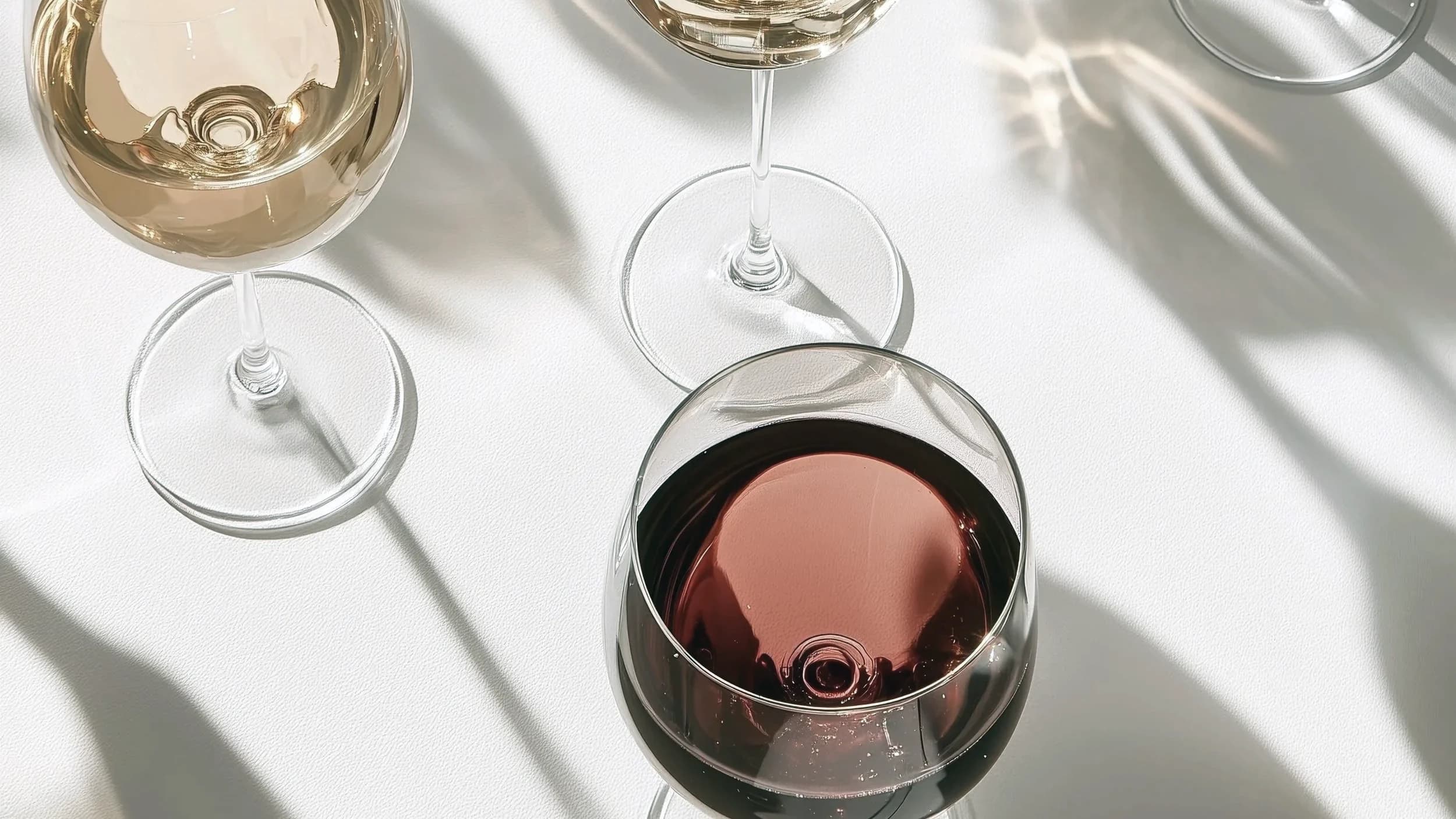 A glass of wine poured with intention, chosen rather than defaulted to.