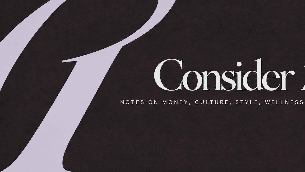 Consider This newsletter banner, Issue No. 03