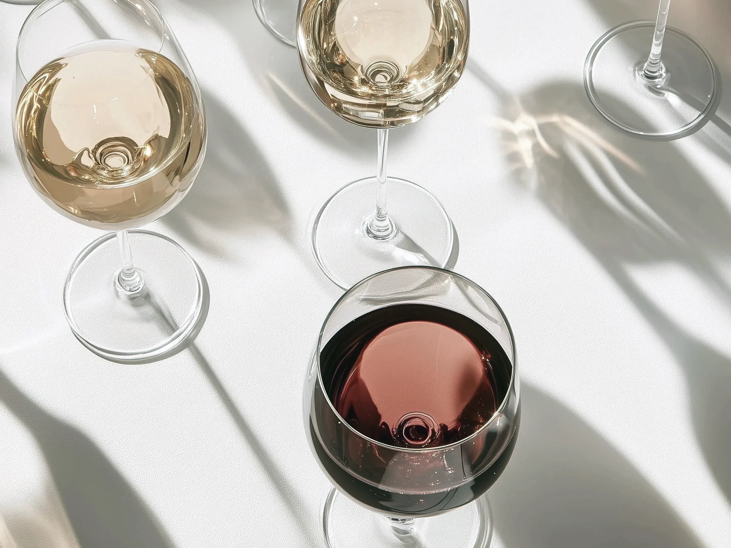 A glass of wine poured with intention, chosen rather than defaulted to.