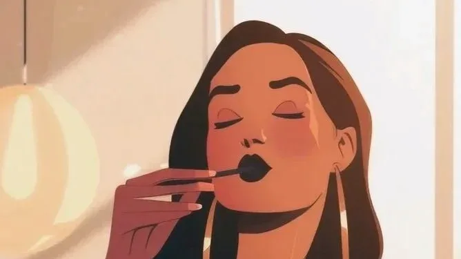 A woman experiencing a form of richness not measured in money.